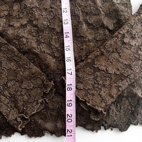 Brown Whimsical Lace long Sleeve - Picture 5 of 6